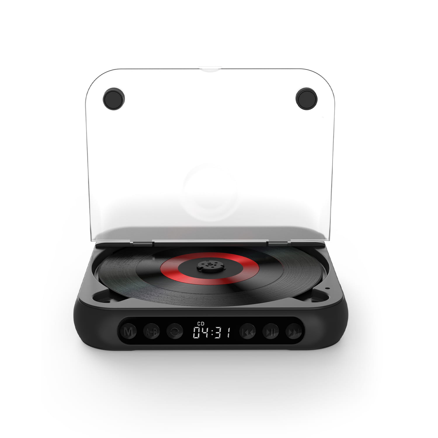 KC-918 CD Player Portable BT Music Player CD Runner Dustproof Cover 6 Modes A-B Repeat Timer Remote Control External Playback