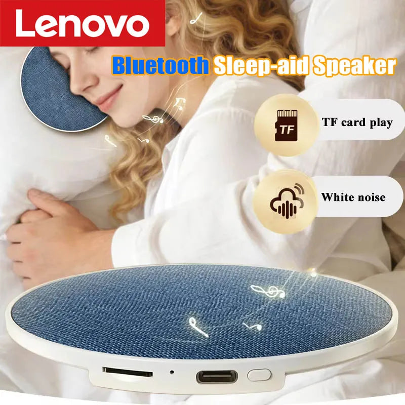 Lenovo Pillow Side Sleep Aid Speaker Ultrasonic Sleep Aid Speaker High Dynamic Sound Quality Butterfly Bluetooth Speaker Home