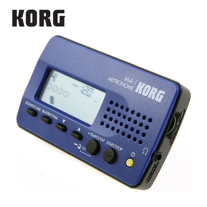 Korg MA1BL MA-1 MA-2 Guitar Solo Metronome Visual Beat Counting Metronome, GA-1 Guitar and Bass Tuner MA2