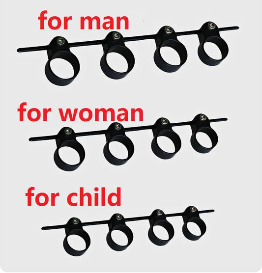 Black metal adjustable finger expander guitar training handlebar grip holders for men women and children solid fashion