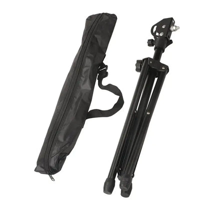 Black adjustable metal drum dumb drum stand tripod practice pad with carrying case for music equipment accessories