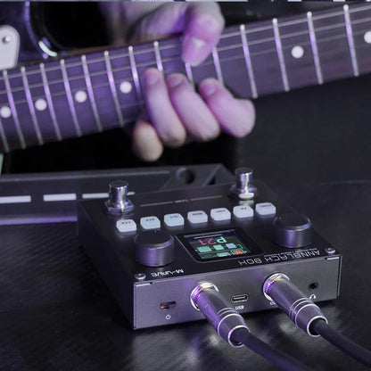 M-VAVE BLACK BOX Guitar Effects Processor, Supports IR Loading for Recording/Performance/Practice