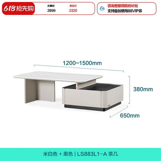 Modern minimalist tv stand with sleek white top black base integrated storage ideal for entertainment designer organizer hallway movies nordic