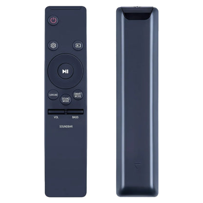 Black plastic ah59-02759a remote control with circular navigation pad for samsung soundbar speaker hw-ms551 hw-ms6500 hw-ms6501