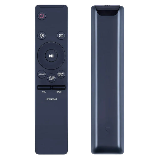 Black plastic ah59-02759a remote control with circular navigation pad for samsung soundbar speaker hw-ms551 hw-ms6500 hw-ms6501