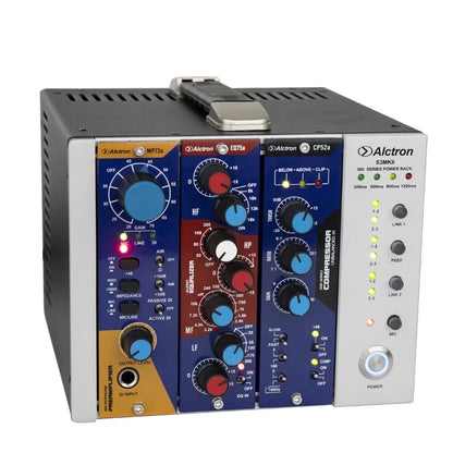 Alctron s3 mkii triple channel 500 series module studio power rack with mp73a preamp eq75a eq and cp52a compressor