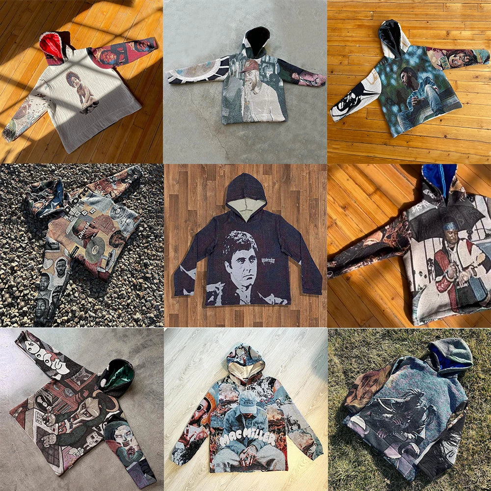 Graphic-print oversized hoodie y2k clothes mens and womens style hoodie y2k with 3d designs and vibrant colors