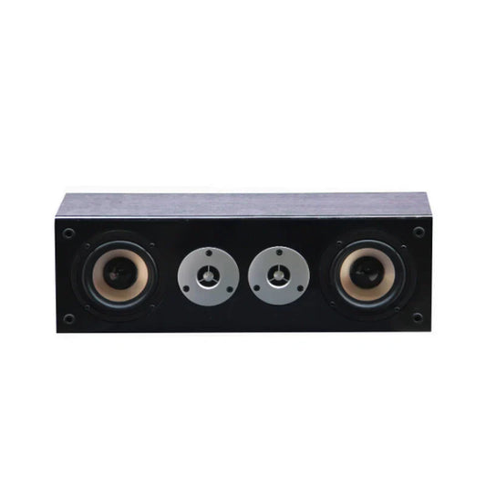 Black rectangular aosibao inch passive speakers with two woofers and ohm mounted mid drivers for theater combination audio