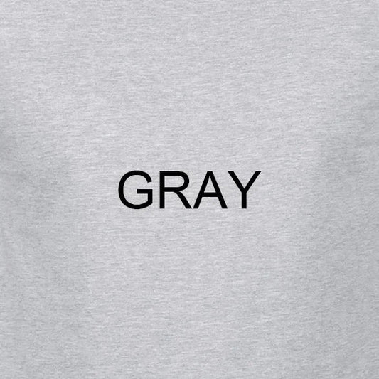 Heather gray cotton t-shirt with bold black gray text for atlantic records record label music studios musician band fans
