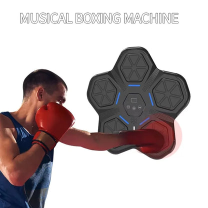 Smart Music Boxing Machine,Wall Mounted Intelligent Bluetooth Boxing Machine,Punch Machine for Home Gym and Indoor