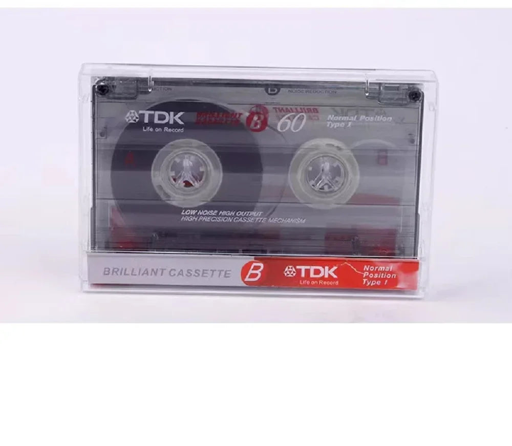 5PCS High Qulity Standard Cassette Blank Tape Player Empty 60 Minutes Magnetic Audio Tape Recording For Speech Music Recording