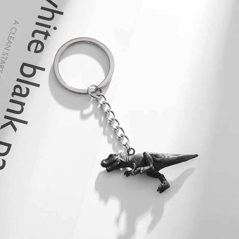 Hip-Hop Little Dinosaur Keychain Car Pendant Suitable for Men and Women Fashion Punk Personality Birthday Gift
