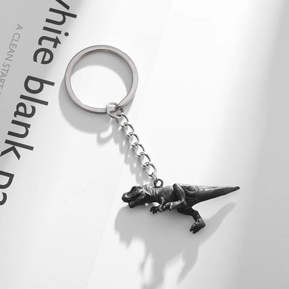 Hip-Hop Little Dinosaur Keychain Car Pendant Suitable for Men and Women Fashion Punk Personality Birthday Gift