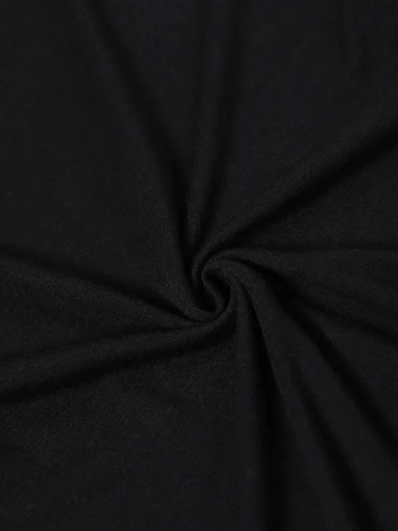 Black stretchy fabric with a soft smooth texture used in bees hip hop old school rap lover original design gifts t shirt