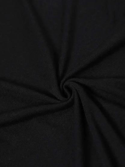 Black stretchy fabric with a soft smooth texture used in bees hip hop old school rap lover original design gifts t shirt