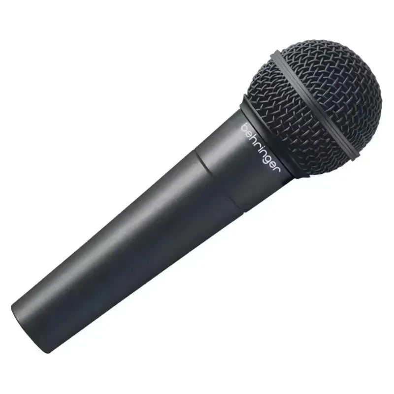 Black handheld behringer xm8500 dynamic cardioid vocal microphone karaoke with mesh grille for performers and home recording