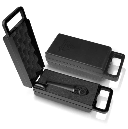 Behringer xm8500 dynamic cardioid black handheld vocal microphone karaoke mic in protective foam case for performers