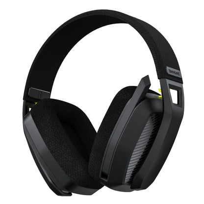 Black binnune wireless gaming headset with neon green accents for playstation bluetooth gaming and pc use