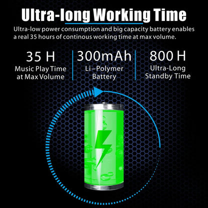 Glowing green lithium-polymer 300mah battery for bluetooth 5.2 helmet headset wireless with noise reduction earphone