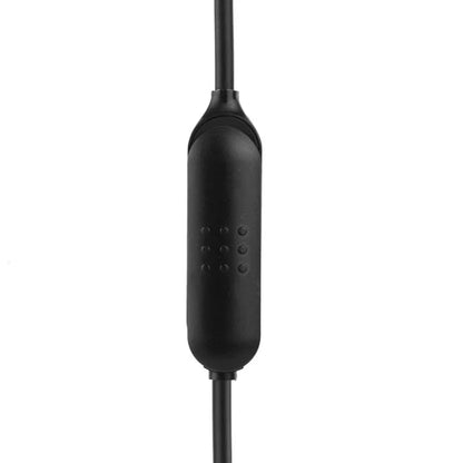 Black plastic inline control module with matte finish and tactile buttons for bose-qc35 qc35ii headset accessories 3.5mm plug perfect