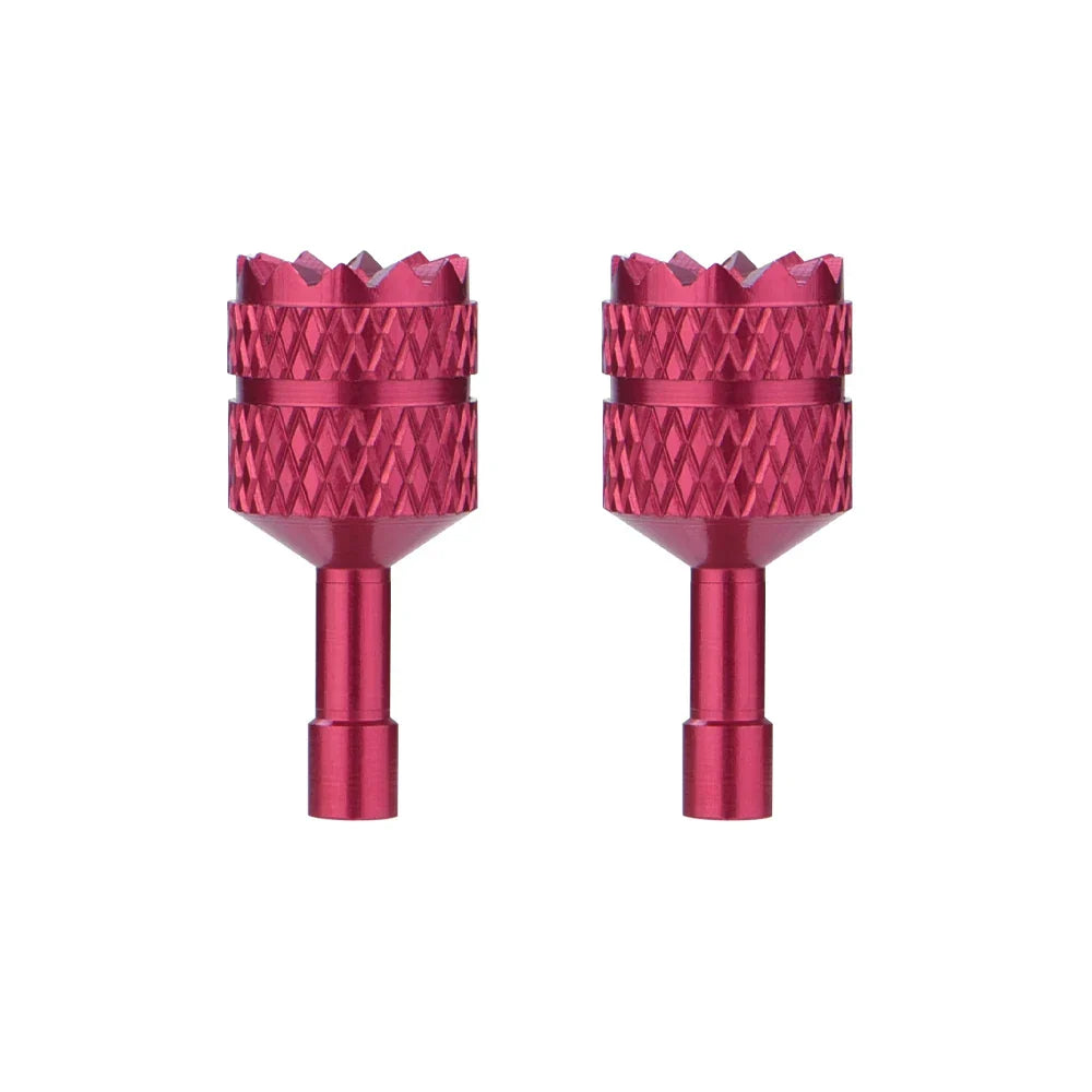 Brdrc joystick red metallic drill bit tips with diamond texture for pro remote control flip neo mini accessories