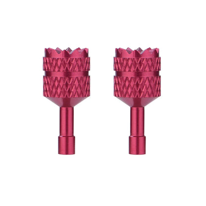 Brdrc joystick red metallic drill bit tips with diamond texture for pro remote control flip neo mini accessories