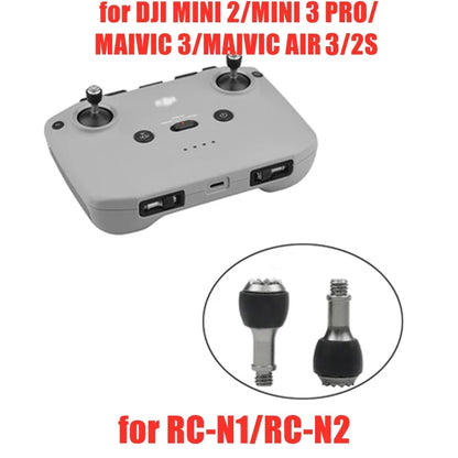 Gray brdrc joystick for pro remote control with black thumbsticks and usb ports for flip neo mini and mavic 4 pro
