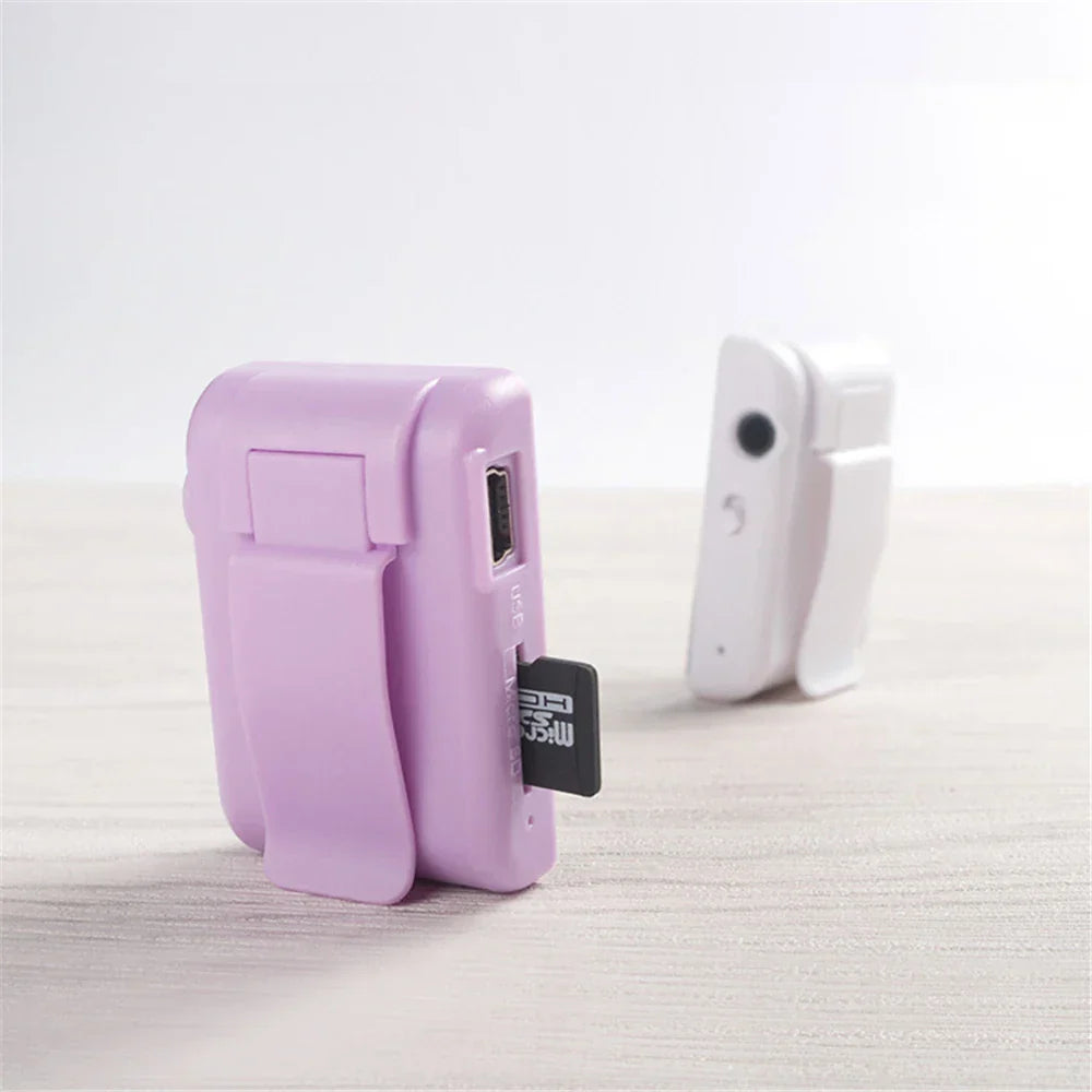 Lavender portable hifi mini clip usb mp3 player with microsd card inserted walkman music support for outdoor sports