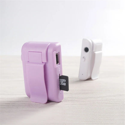 Lavender portable hifi mini clip usb mp3 player with microsd card inserted walkman music support for outdoor sports