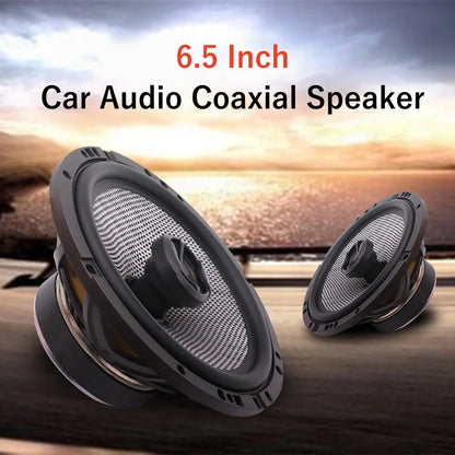 Black 6.5 inch pair 165ac modifying car door speaker with mesh grille and cone for door speaker high quality audio
