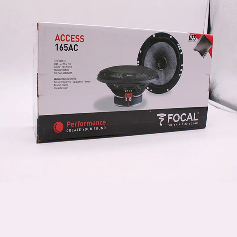 Black pair 165ac modifying car coaxial speaker 6.5 inch with glossy finish and door speaker high quality audio design