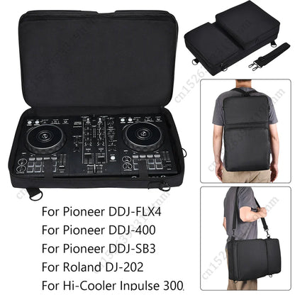 Black padded carrying case for pioneer dj ddj-sb3 audio dj console mixer protector designed for professional use