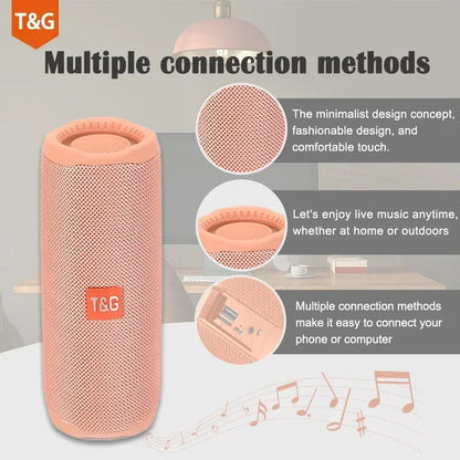 T&G TG365 Portable Bluetooth Speaker Dual Bass LED Wireless Subwoofer Waterproof Outdoor Boombox FM AUX BT TF Music Player