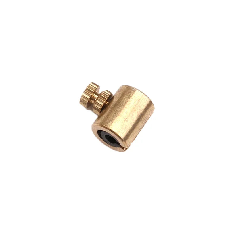 Gold-colored brass cello eliminating wolf connector with threaded knob for musical instrument accessories violin use