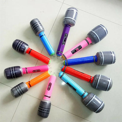 15Pcs Inflatable Instruments Toy Music Balloons Set Simulation Instrument Guitars Saxophones Microphones Party Toy