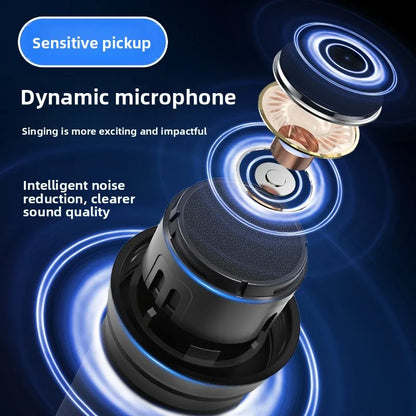Dynamic wireless microphone uhf d90 with sleek black metallic design studio reverb 8-12h for singing live streaming