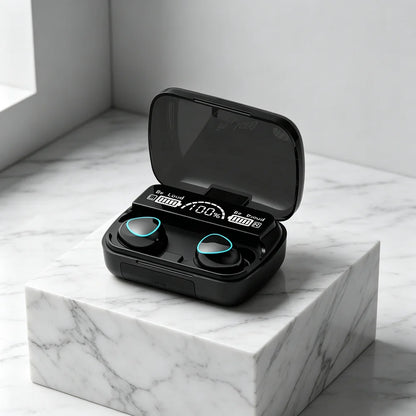 Bluetooth Earphones Handfree LED Dispay Headphones Bluetooth HiFi Stereo Music Wireless Earbuds Waterproof Gaming Headset