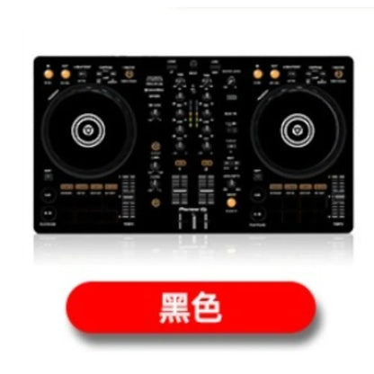 Black pioneer ddj400 controller disc with gold knobs featuring film panel protection sticker skin