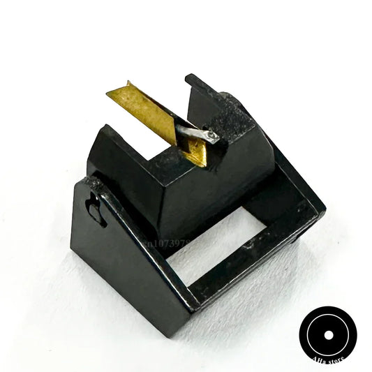 Black plastic diamond turntable stylus with gold stylus assembly for shure m95g m95ej m95ed m95he dual replacement