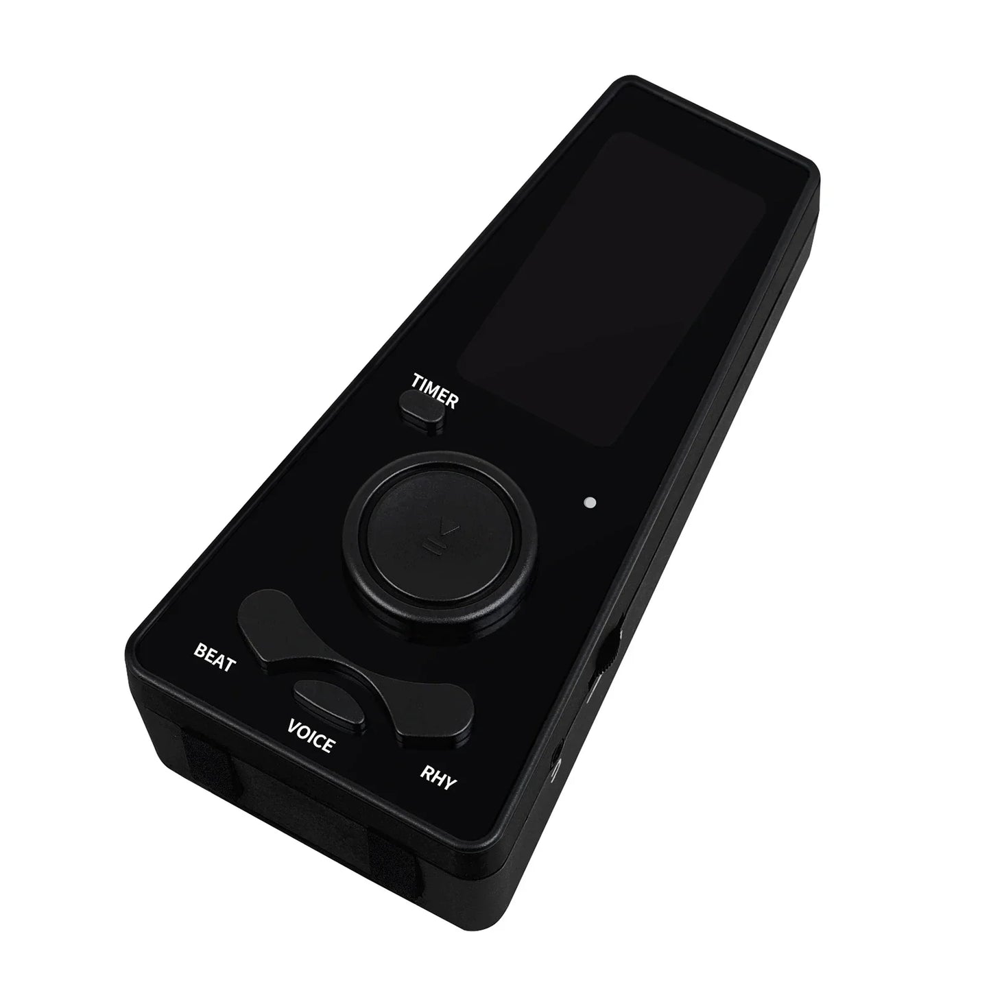 Black digital metronome with matte finish and labeled buttons for musicians piano violin guitar metronome bell ring use