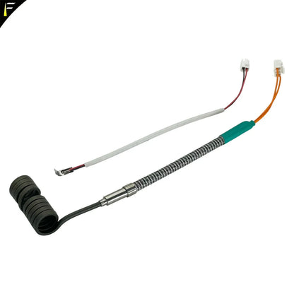 Black coiled parts heat coil with silver connector and green insulated wire for club dmx512 cold spark device fountain