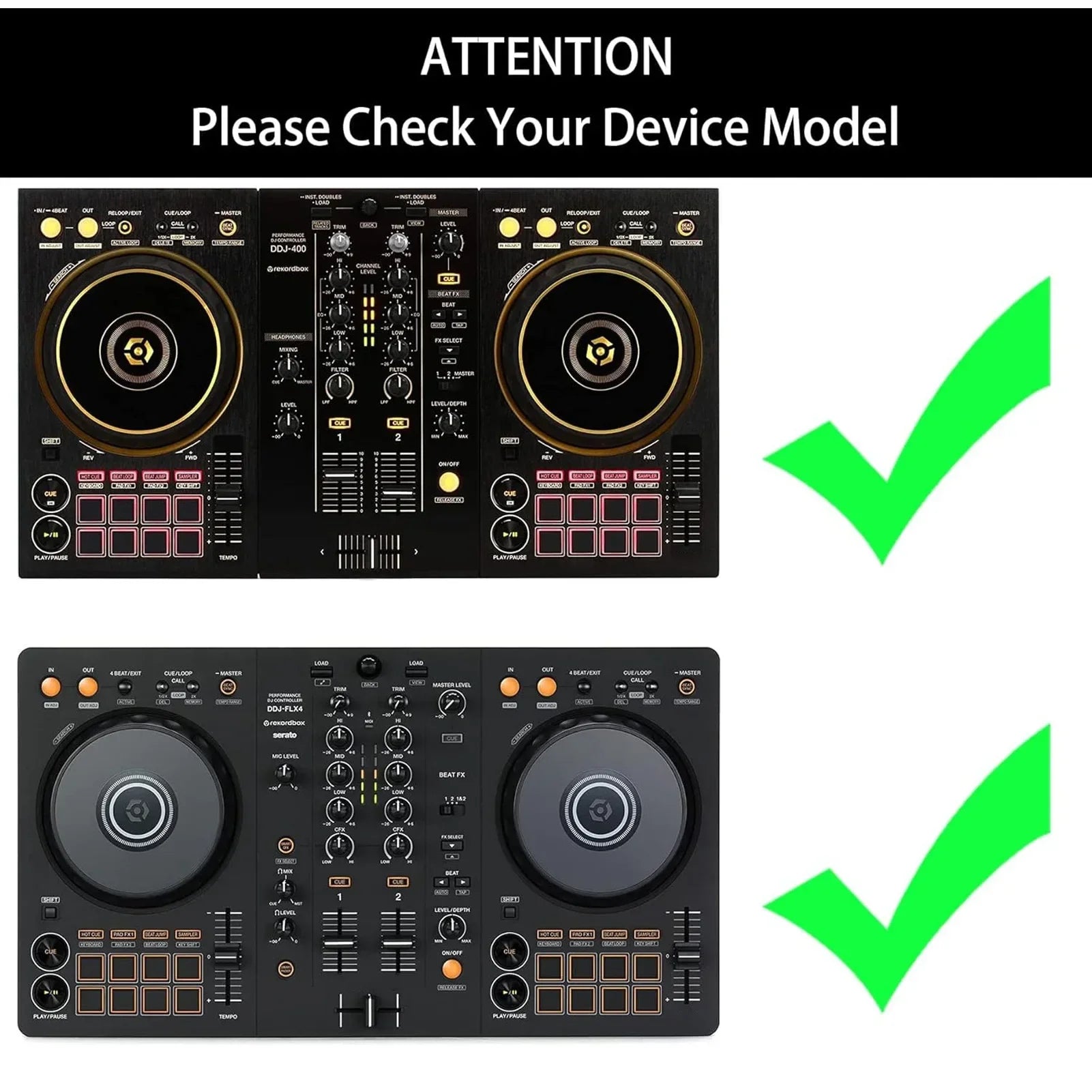 Black and gold pioneer dj controller with two turntables inside eva dj controller case eva with cushioning sponge safety