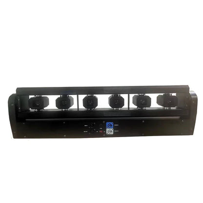 Black five-head led laser projector 6x500mw with sleek industrial design and dmx control moving eyes beam lasers panel