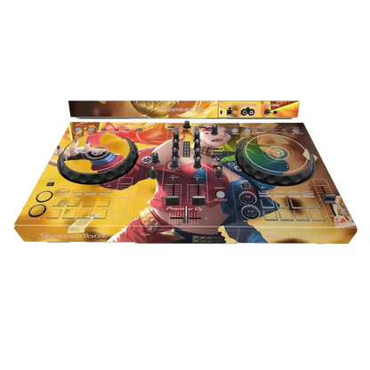 Vibrant anime-themed machine protective film for pioneer ddj-400 sb3 dj player controller enhancing type beat music use