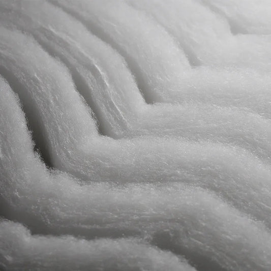 White fluffy foam padding with soft textured surface and wavy ridges for speaker cabinet accessories woofer home theater