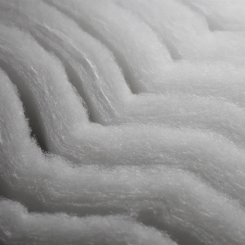 White fluffy foam padding with soft textured surface and wavy ridges for speaker cabinet accessories woofer home theater