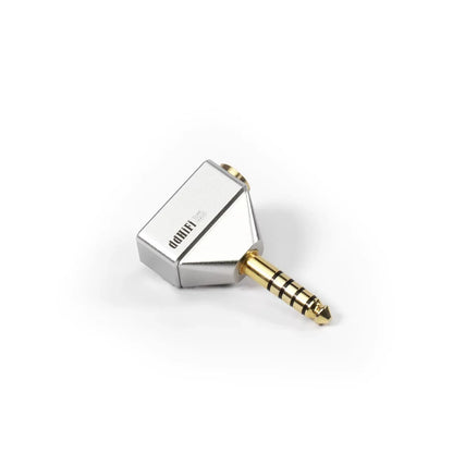 Dj44l durable audio adapter with silver and gold full-metal one-piece construction for type beat music enthusiasts