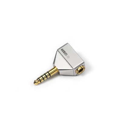 Silver and gold dj44l audio adapter with full-metal one-piece construction designed for type beat music enthusiasts