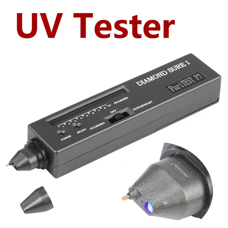 Black diamond sure purtest p7 uv tester with glowing blue tip and detachable probe for watcher tool led gemstone gem selector