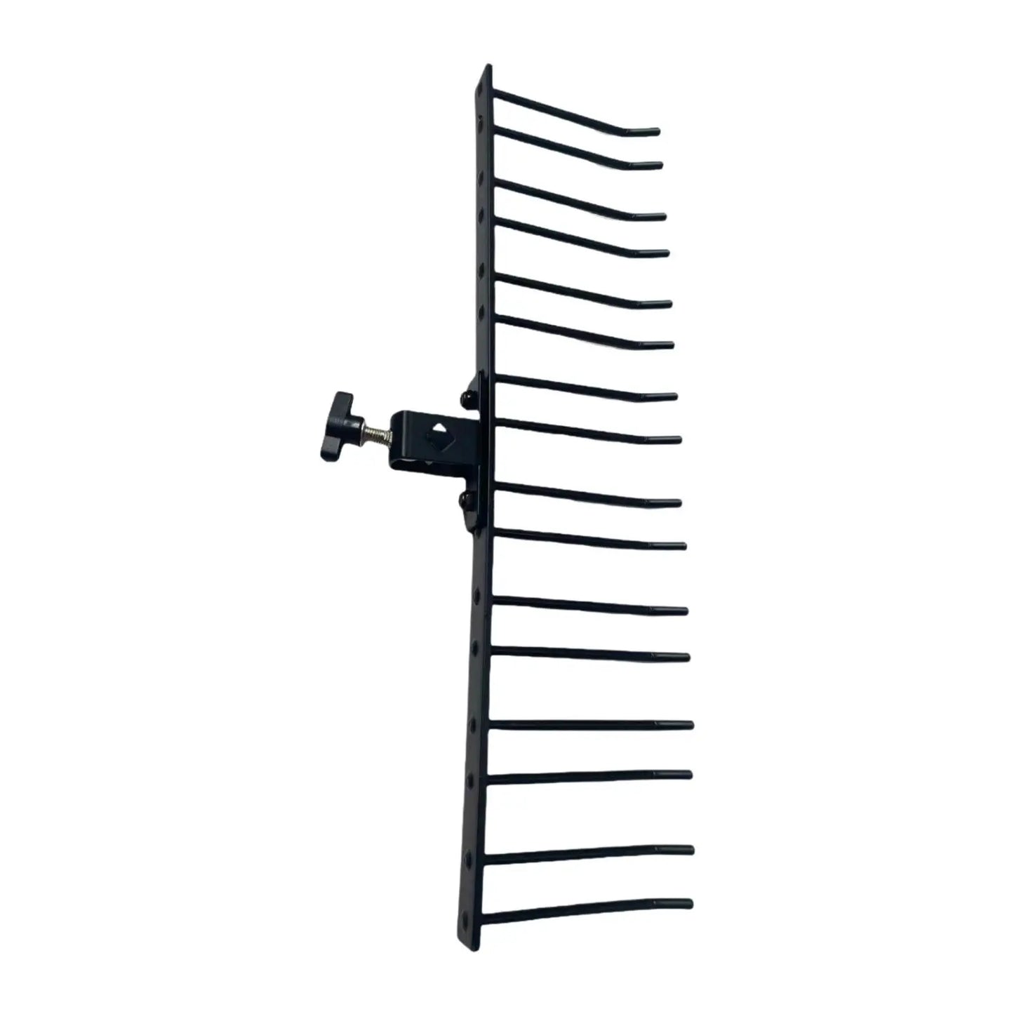 Black metal drumsticks display stand with adjustable clamp holds 4-5 pairs for beginner professionals drum lovers